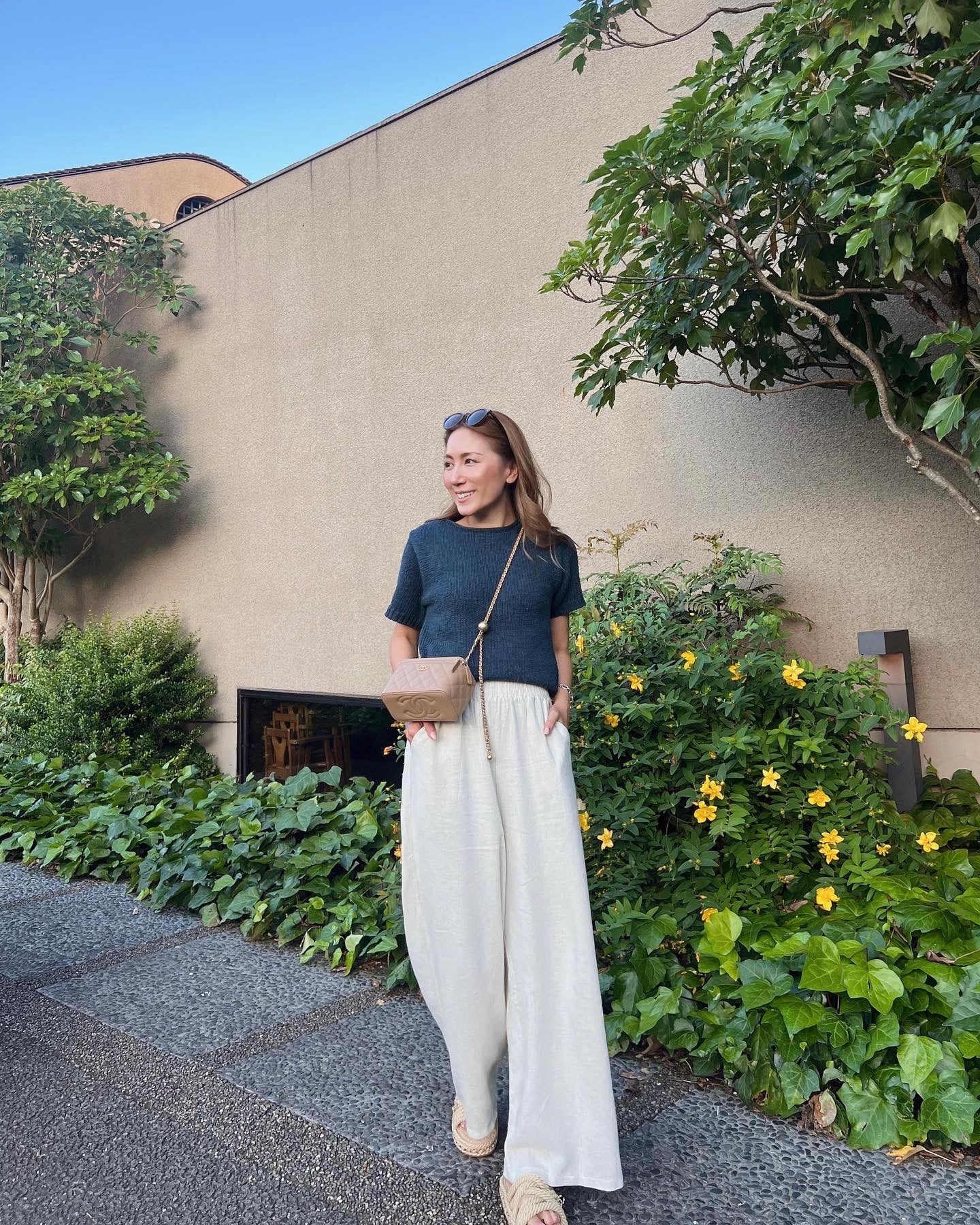 Linen Wide Pants