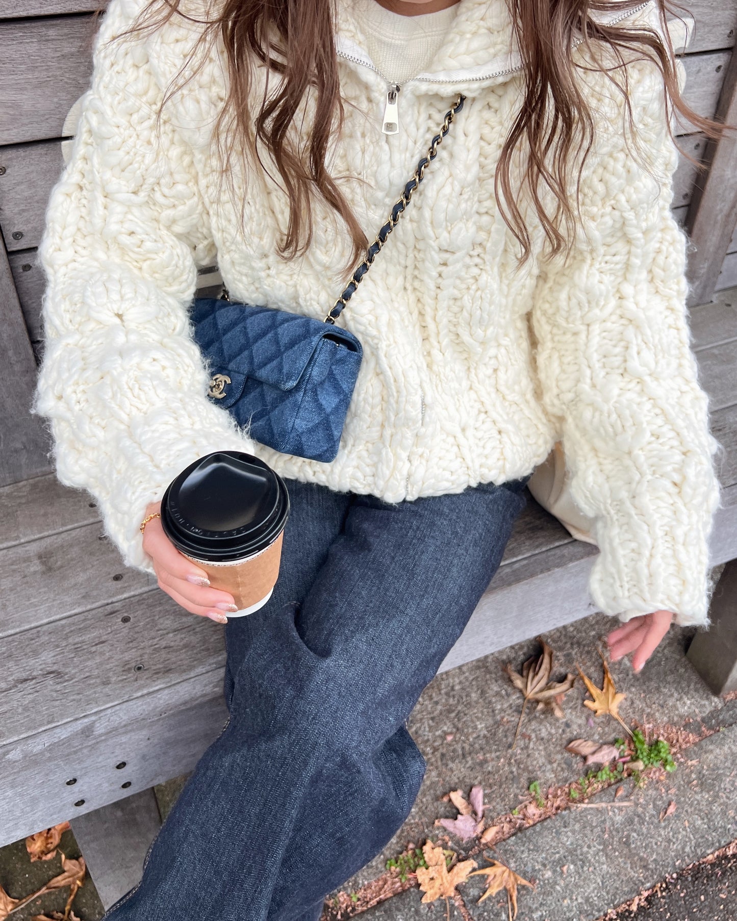 Handmade Zip Knit