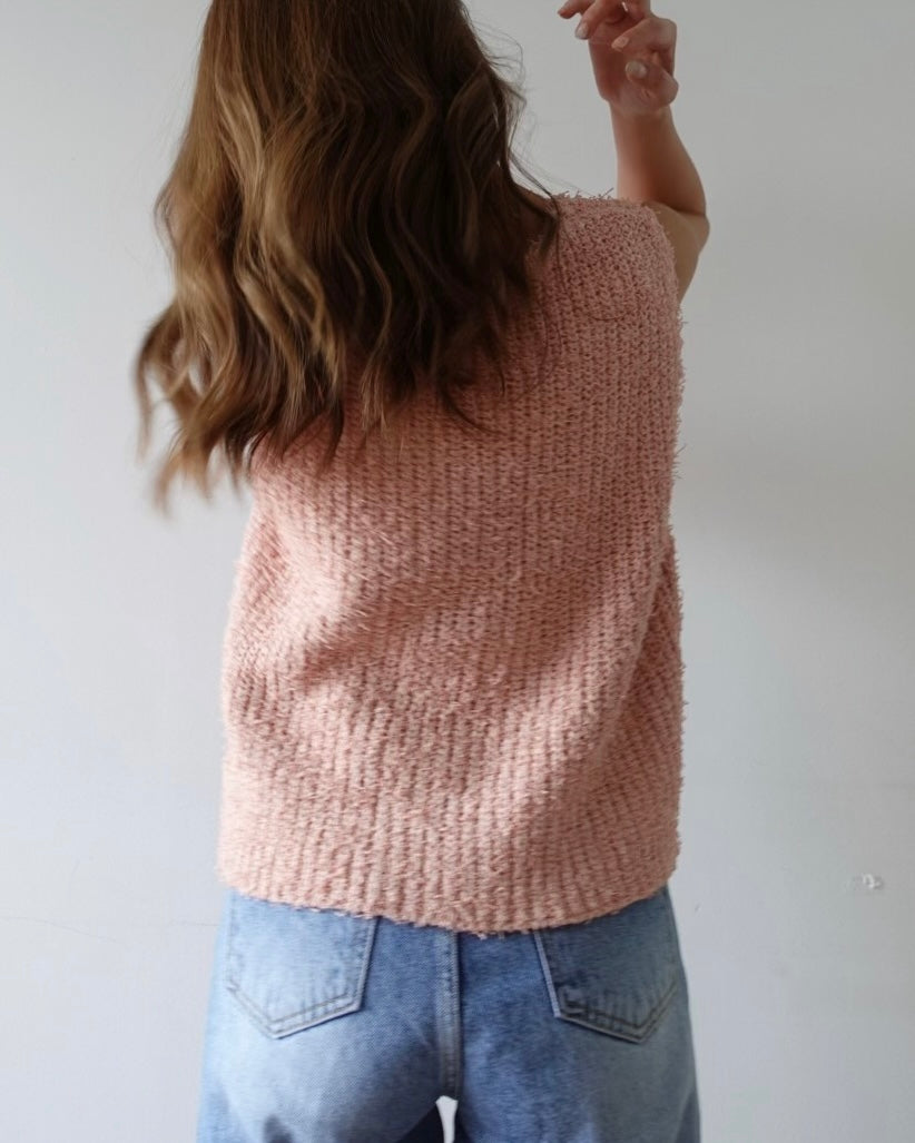 Fringe Knit Vest
