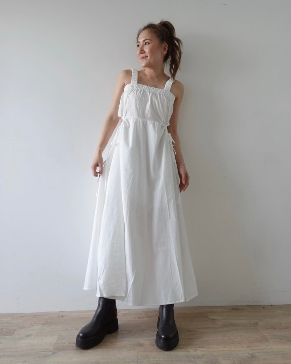 Back Open Long Onepiece