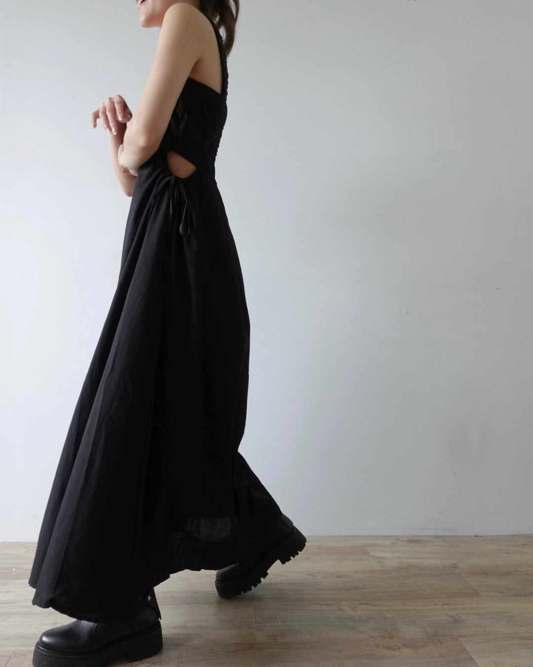 Back Open Long Onepiece