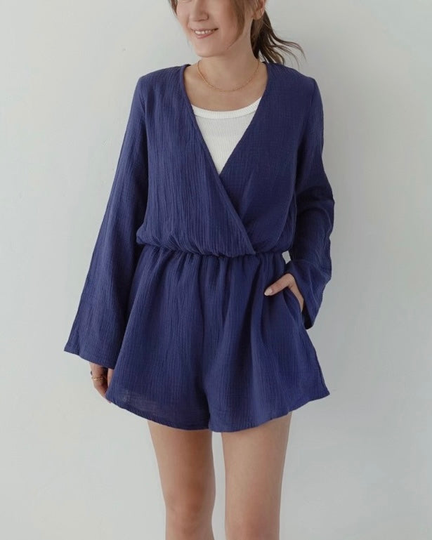 Cotton Gauze Rompers