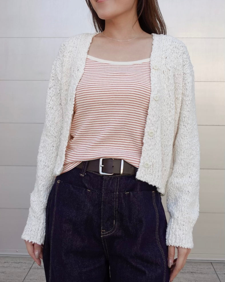 Slub Knit Cardigan