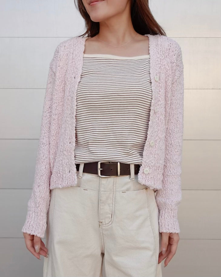 Slub Knit Cardigan