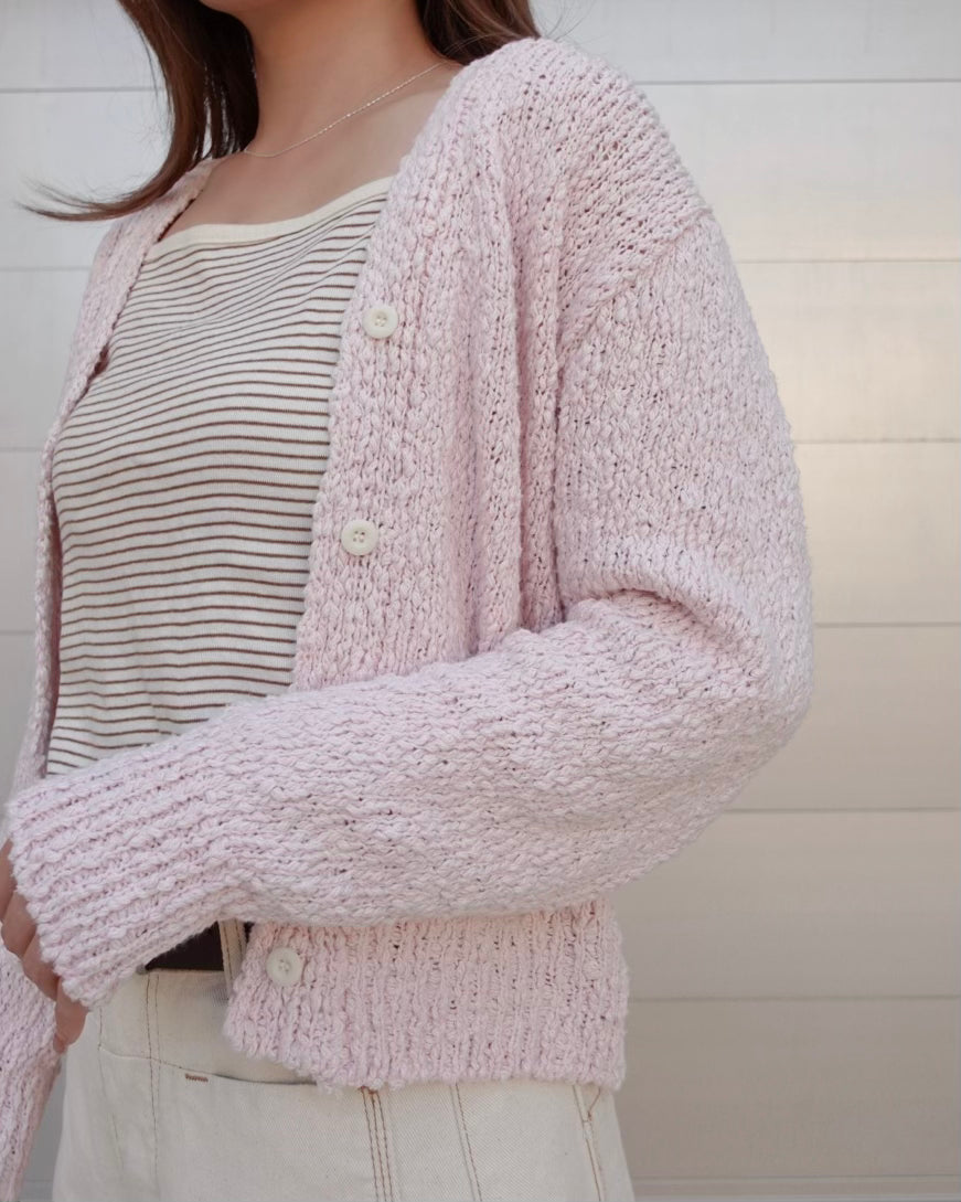 Slub Knit Cardigan