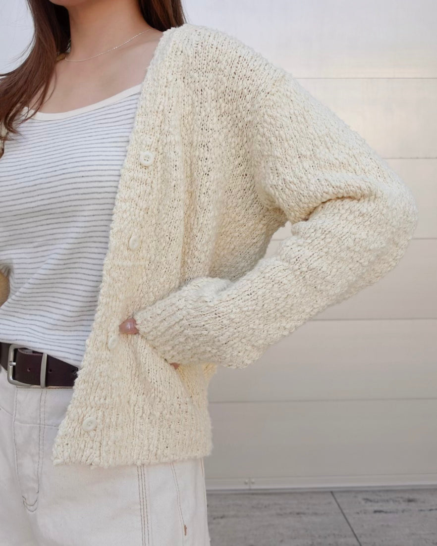 Slub Knit Cardigan