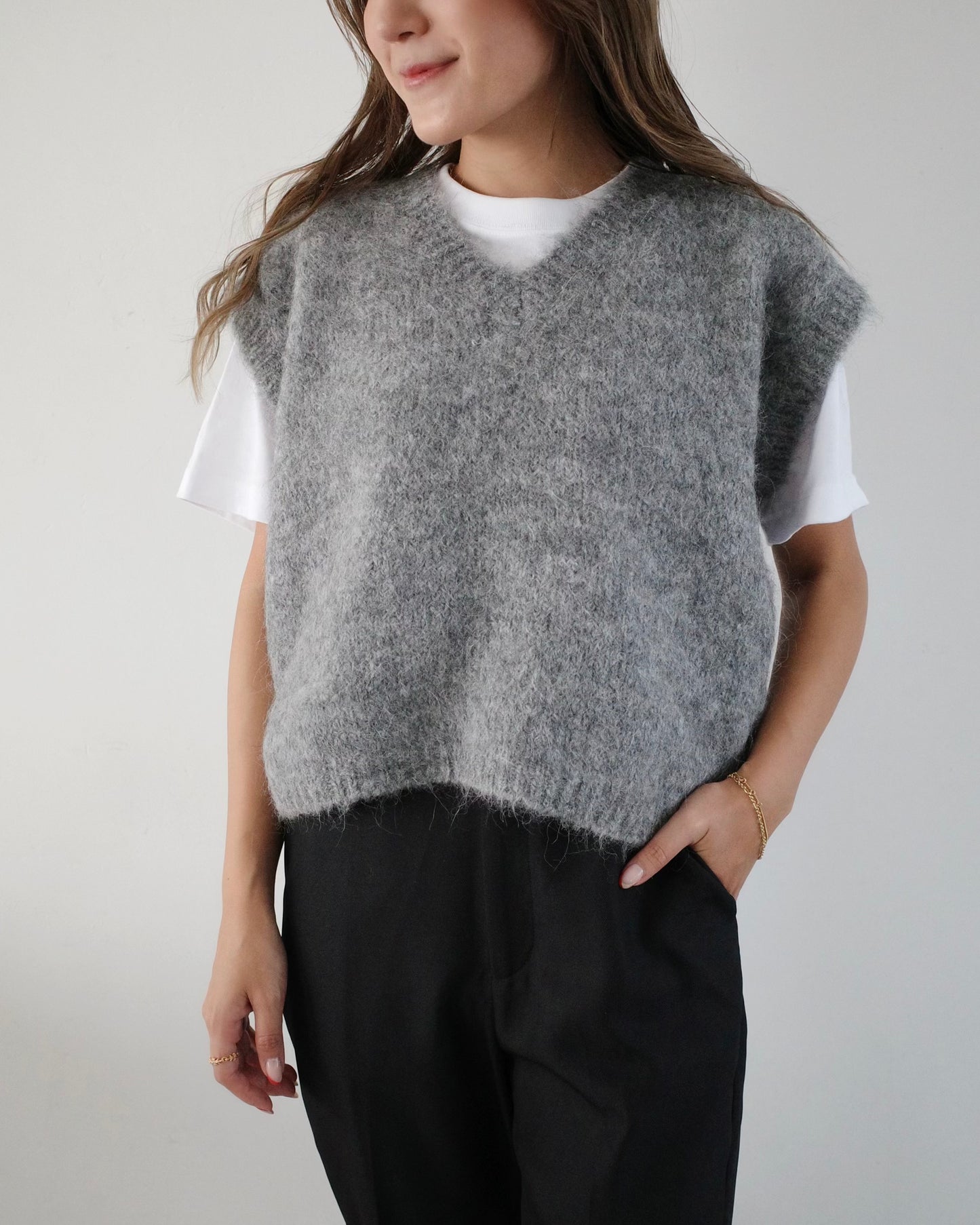 Alpaca Knit Vest