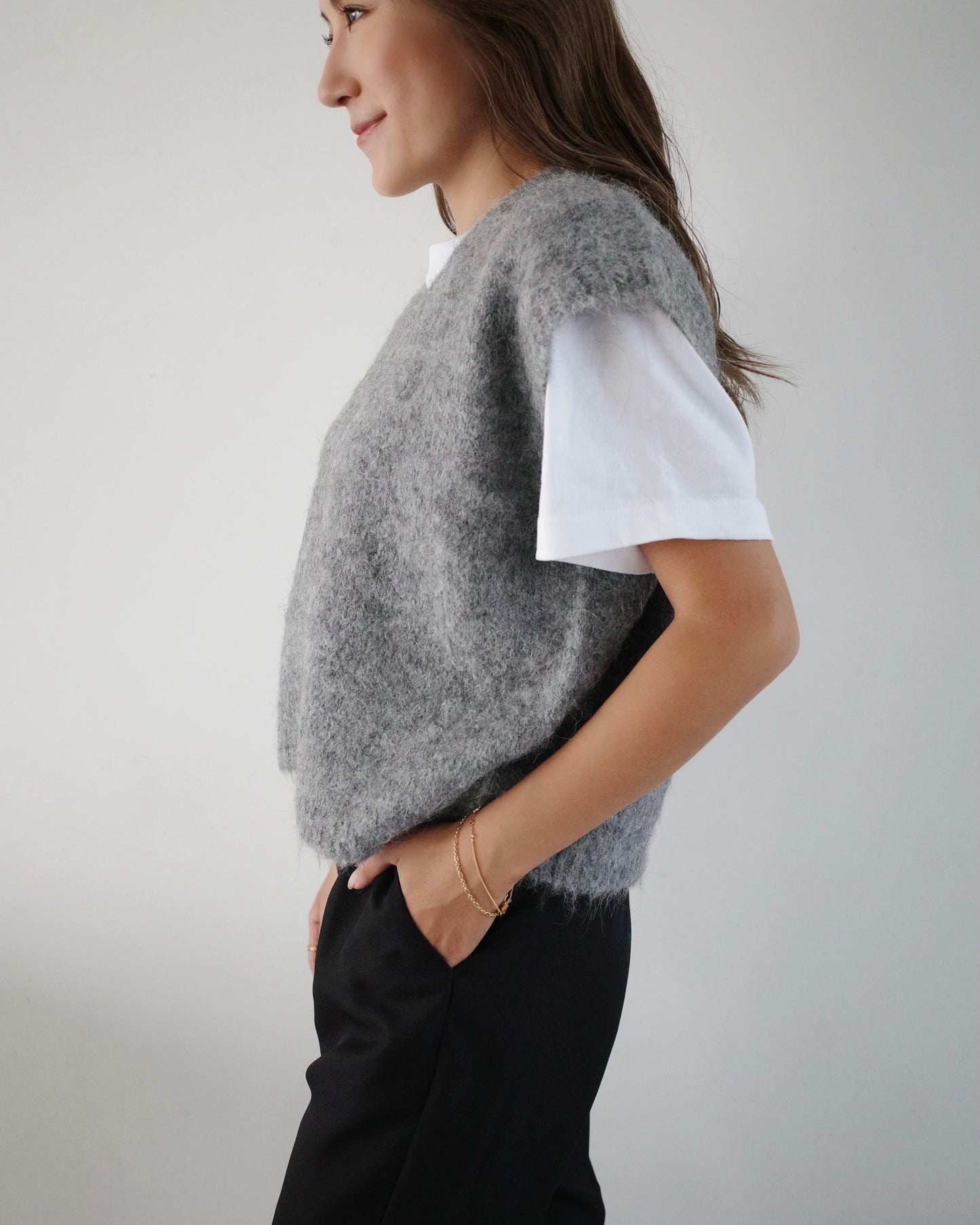 Alpaca Knit Vest