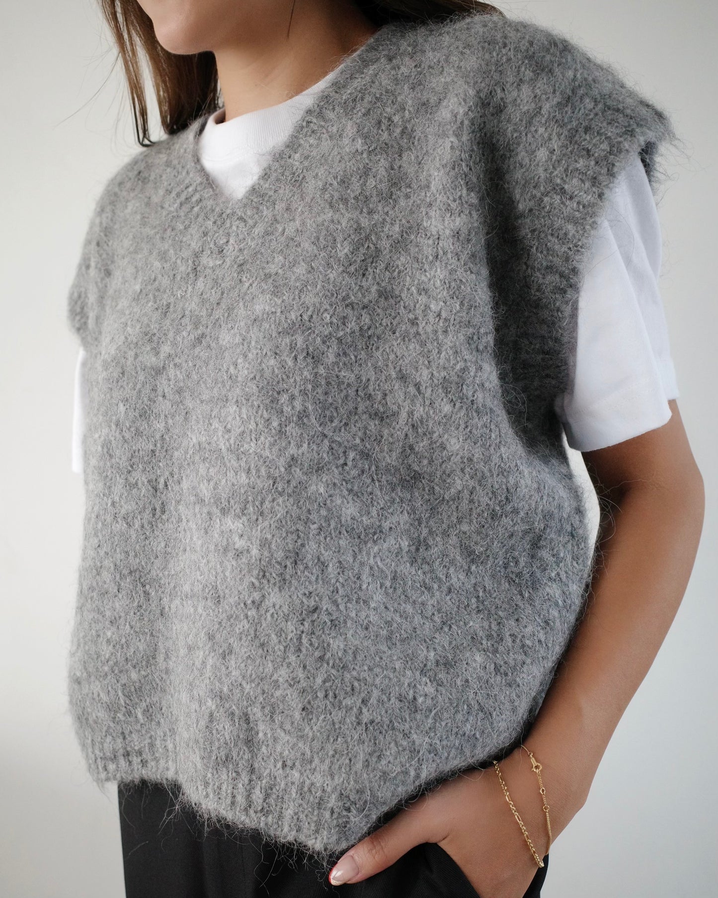 Alpaca Knit Vest