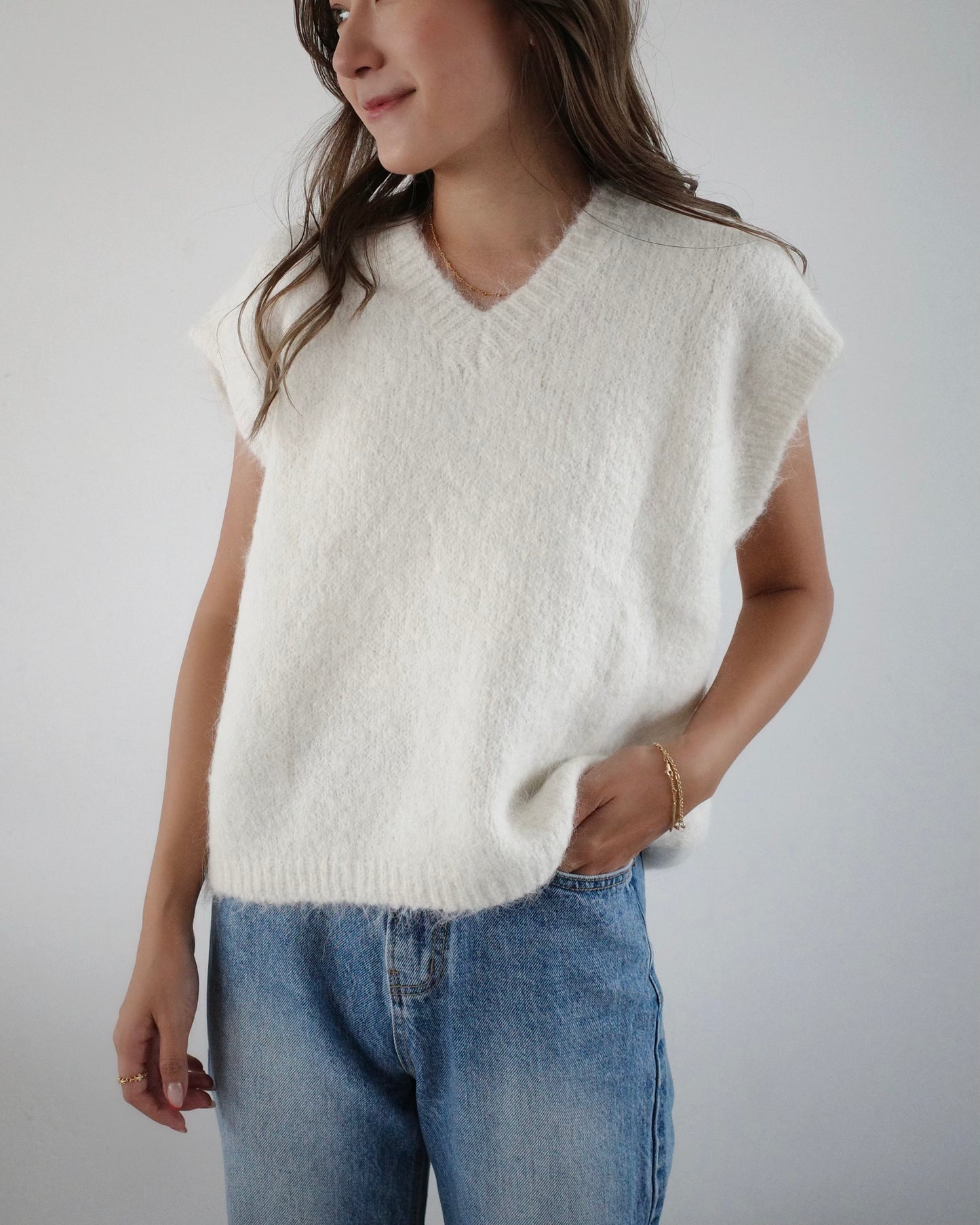 Alpaca Knit Vest