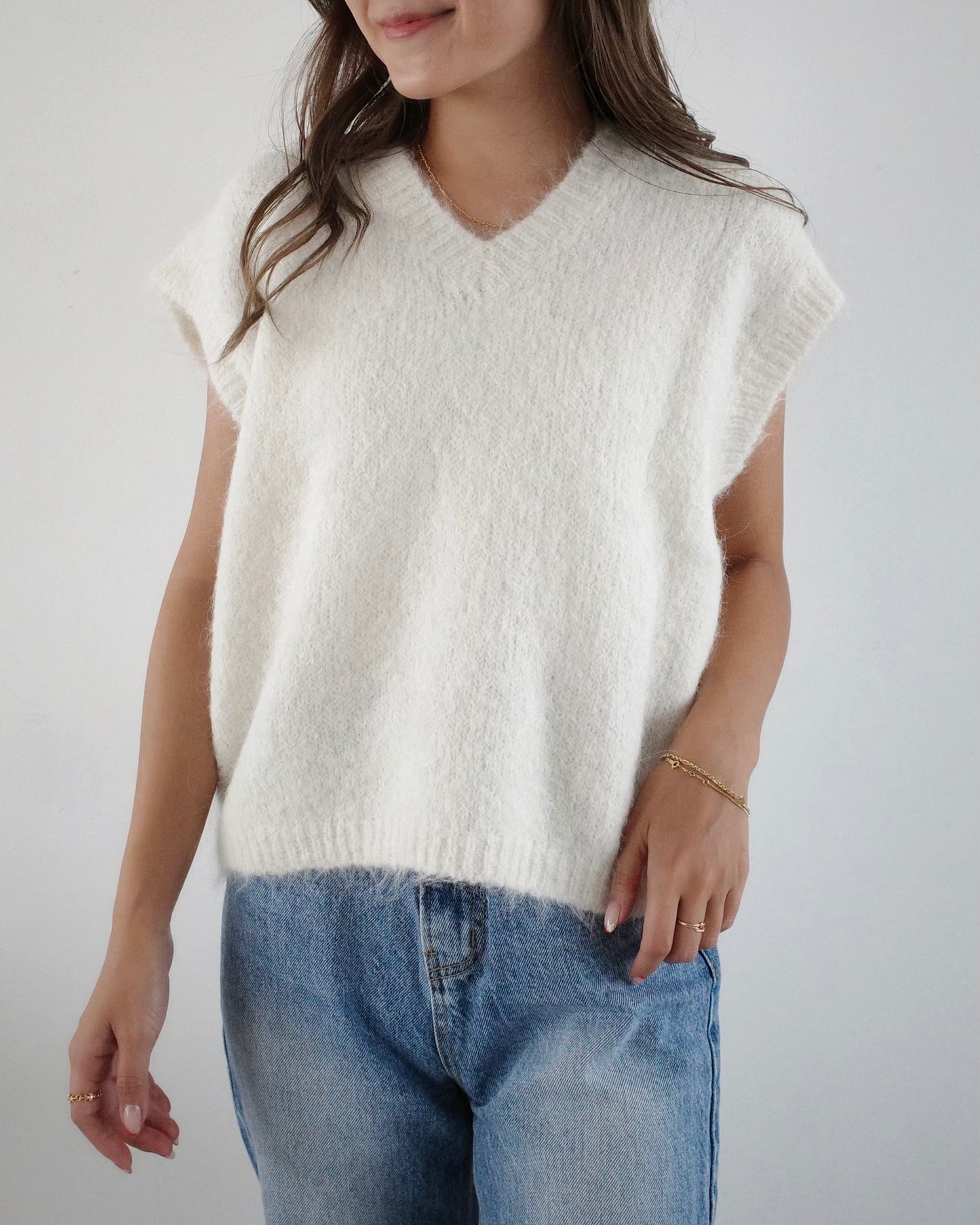 Alpaca Knit Vest
