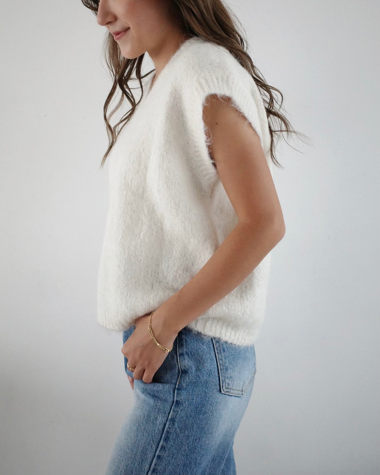 Alpaca Knit Vest