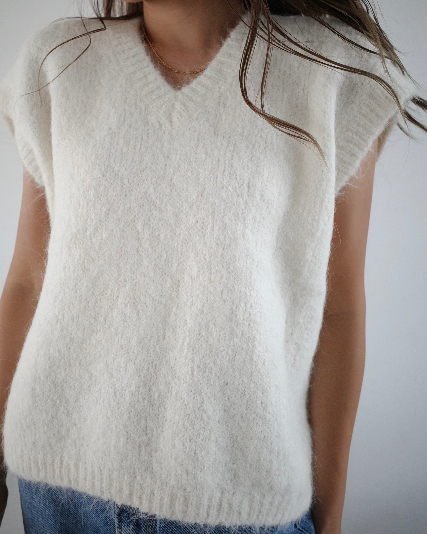 Alpaca Knit Vest