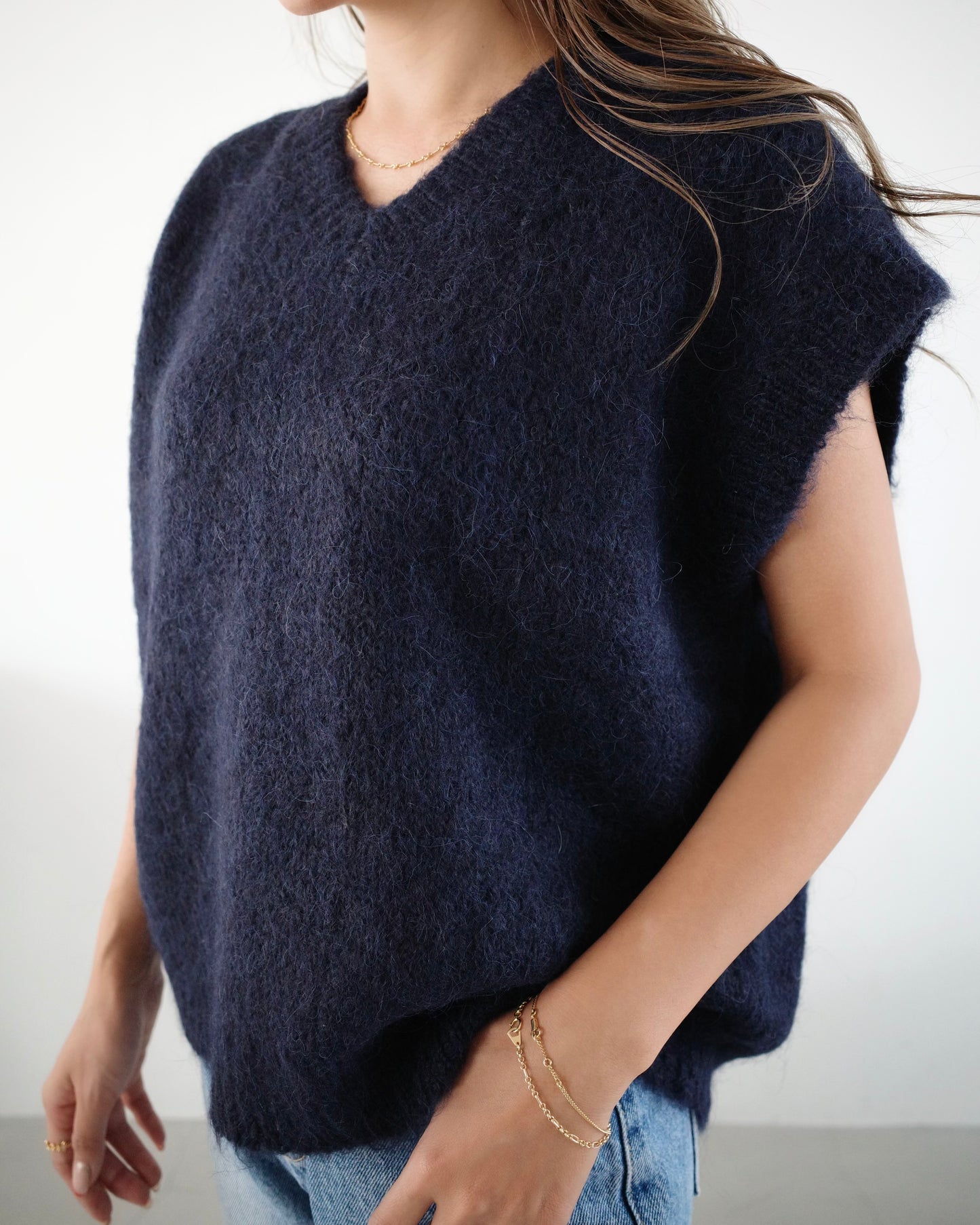 Alpaca Knit Vest