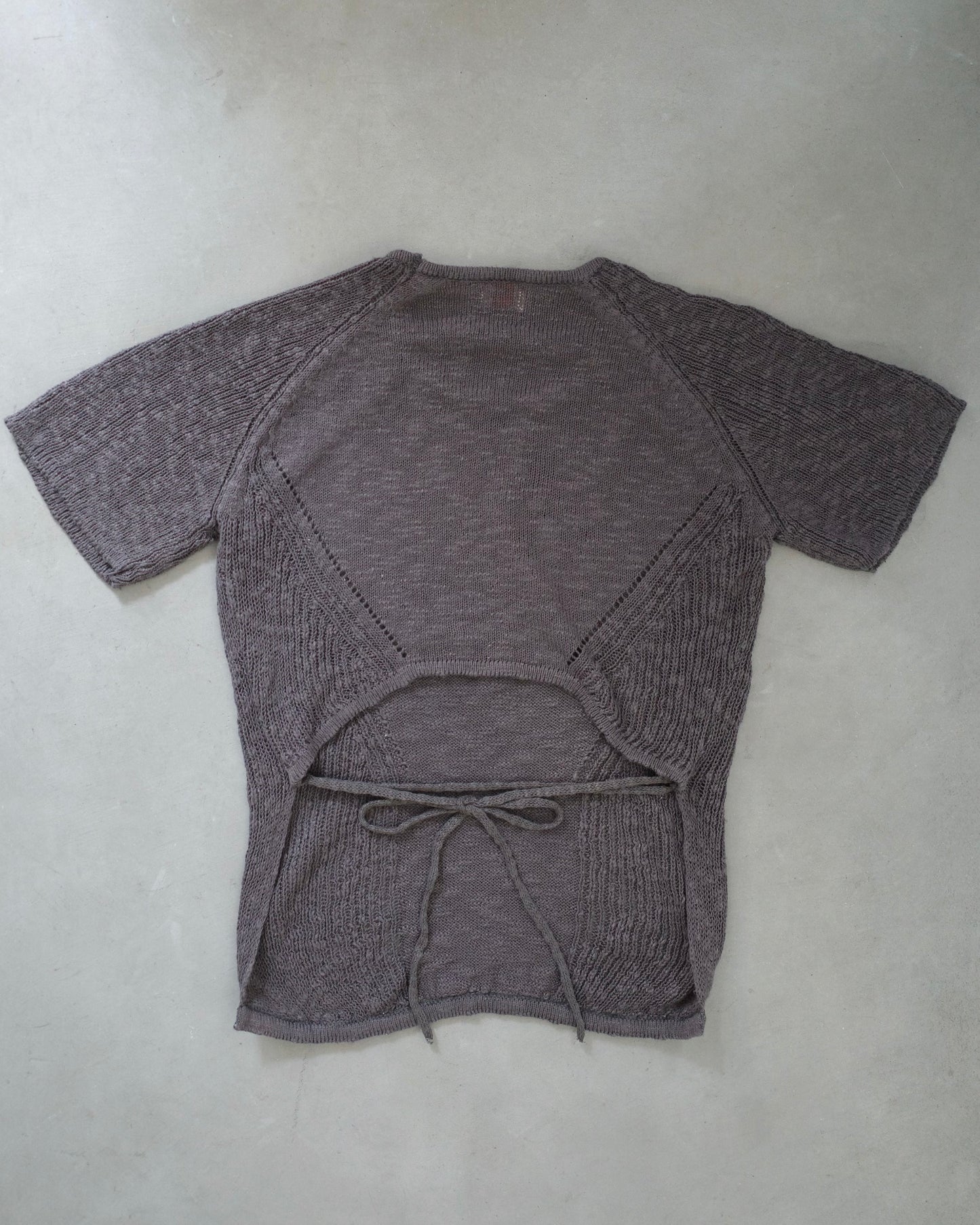 Back Laceup Knit