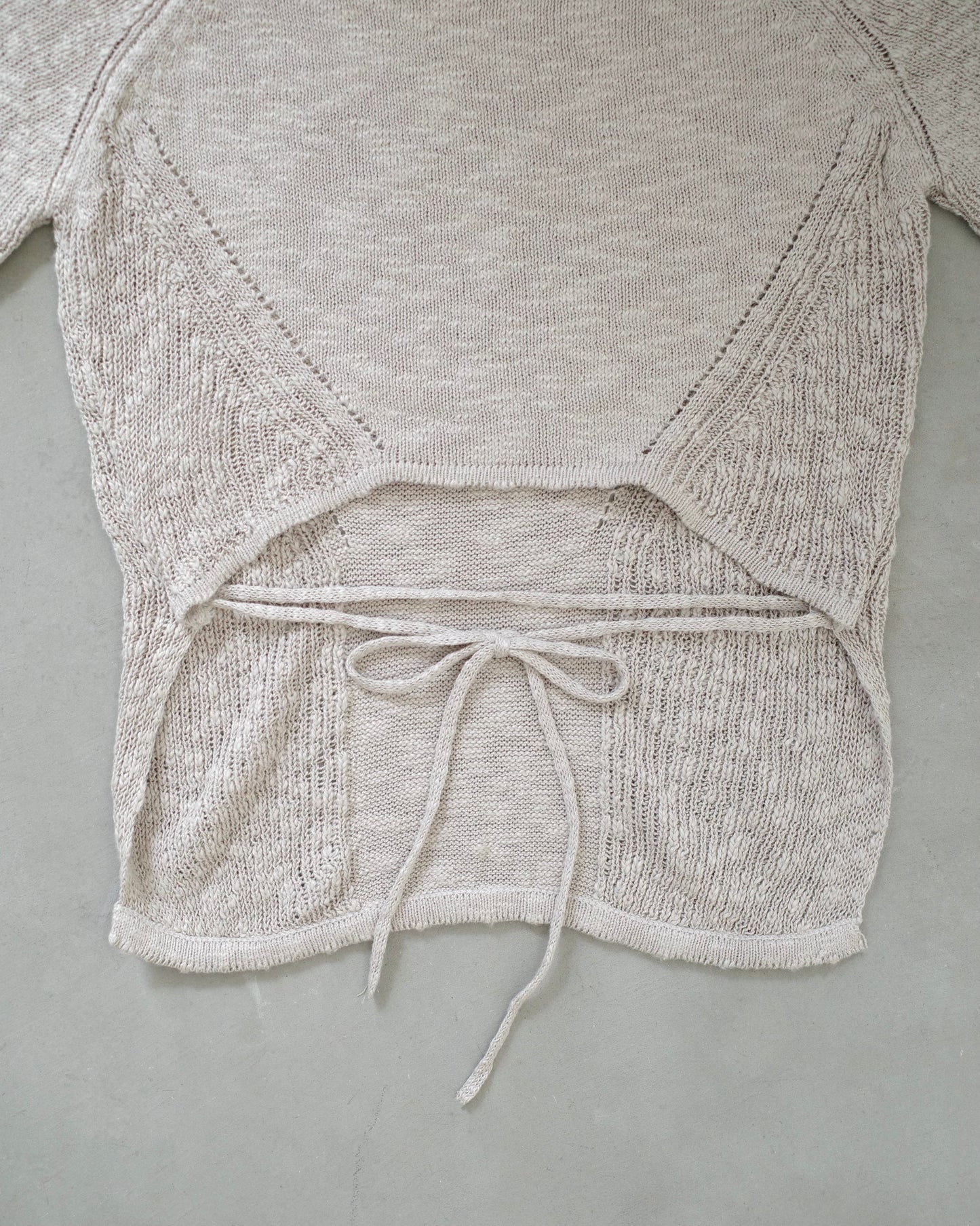Back Laceup Knit