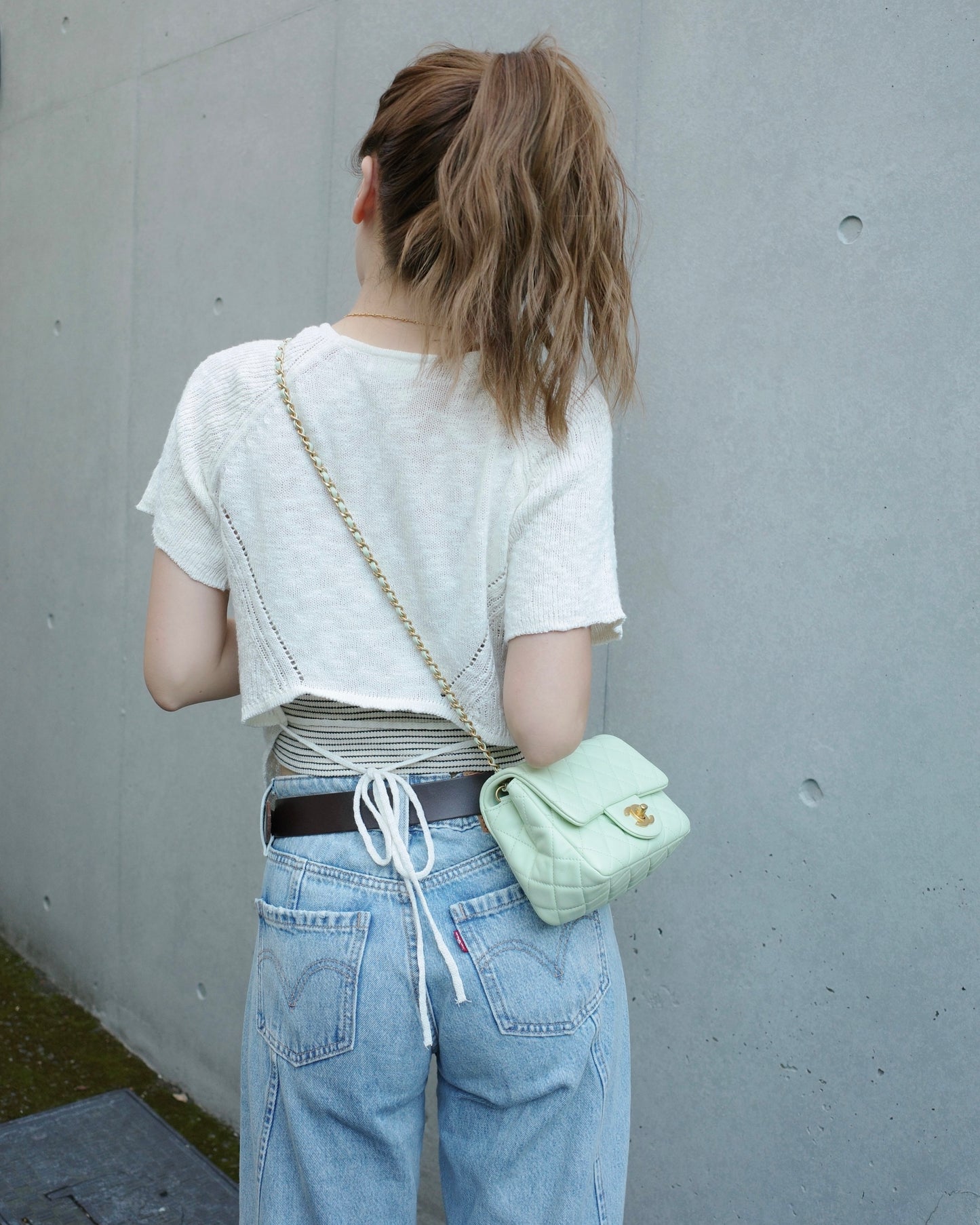 Back Laceup Knit