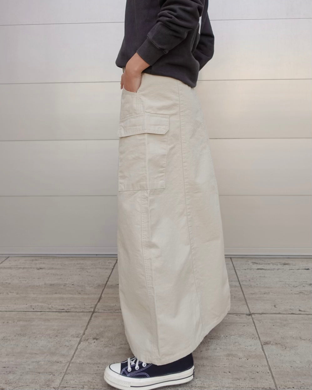 Military Long Skirt