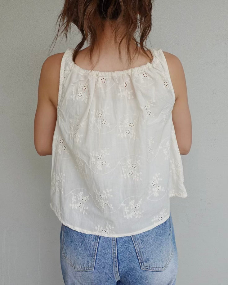 Cotton Lace Short Tops