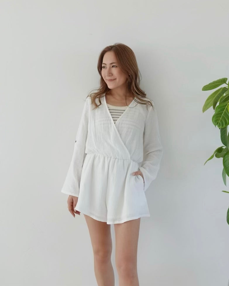 Cotton Gauze Rompers