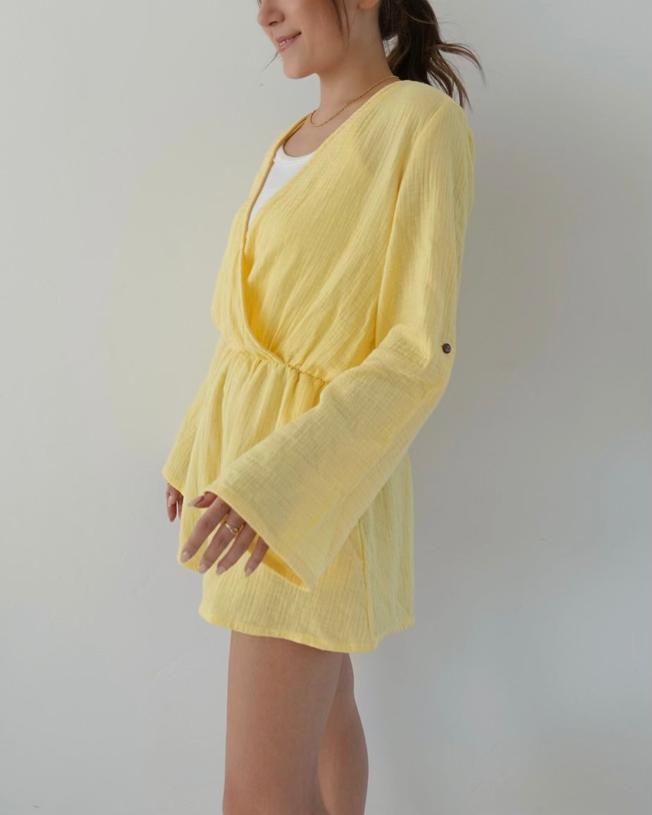 Cotton Gauze Rompers