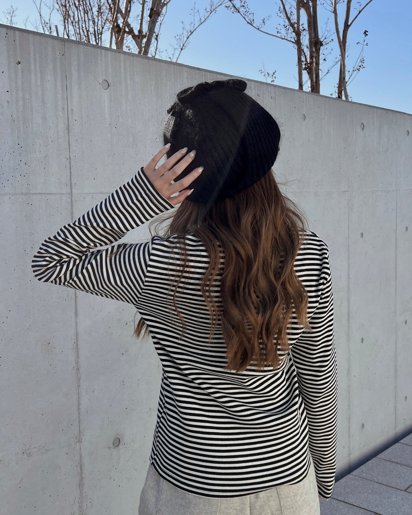 Angora Flight Knit Cap