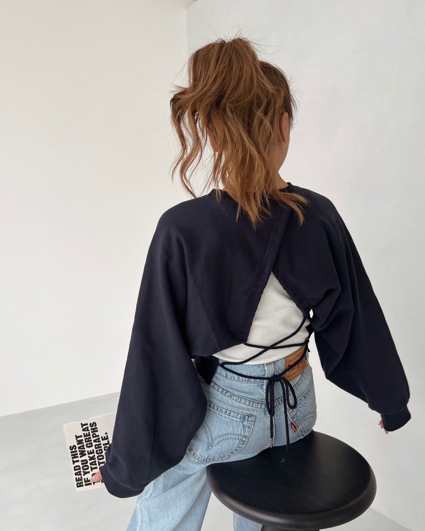 Back Laceup Sweat