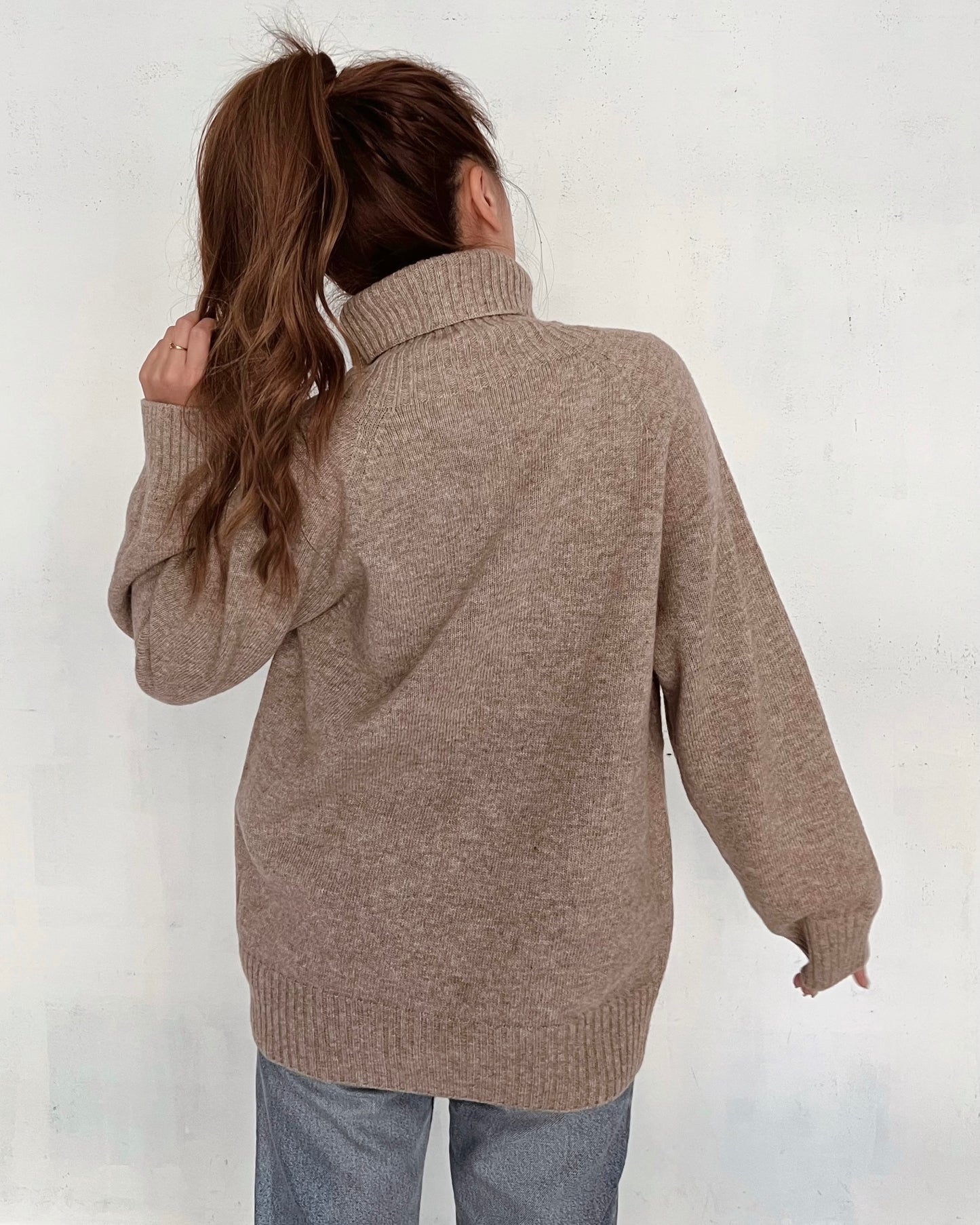 Daily High Neck Knit