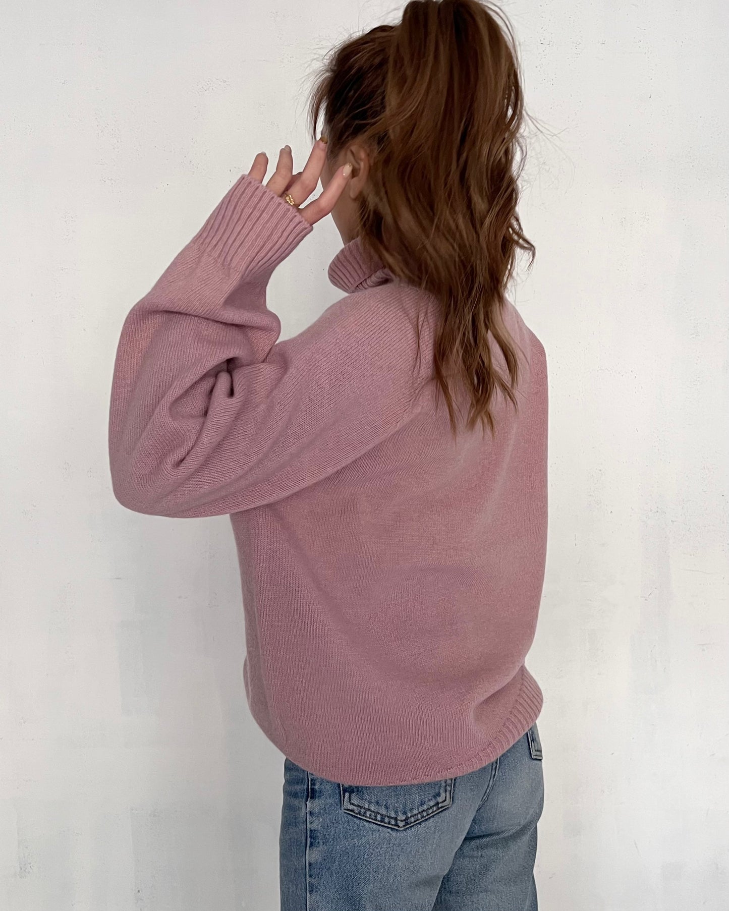 Daily High Neck Knit