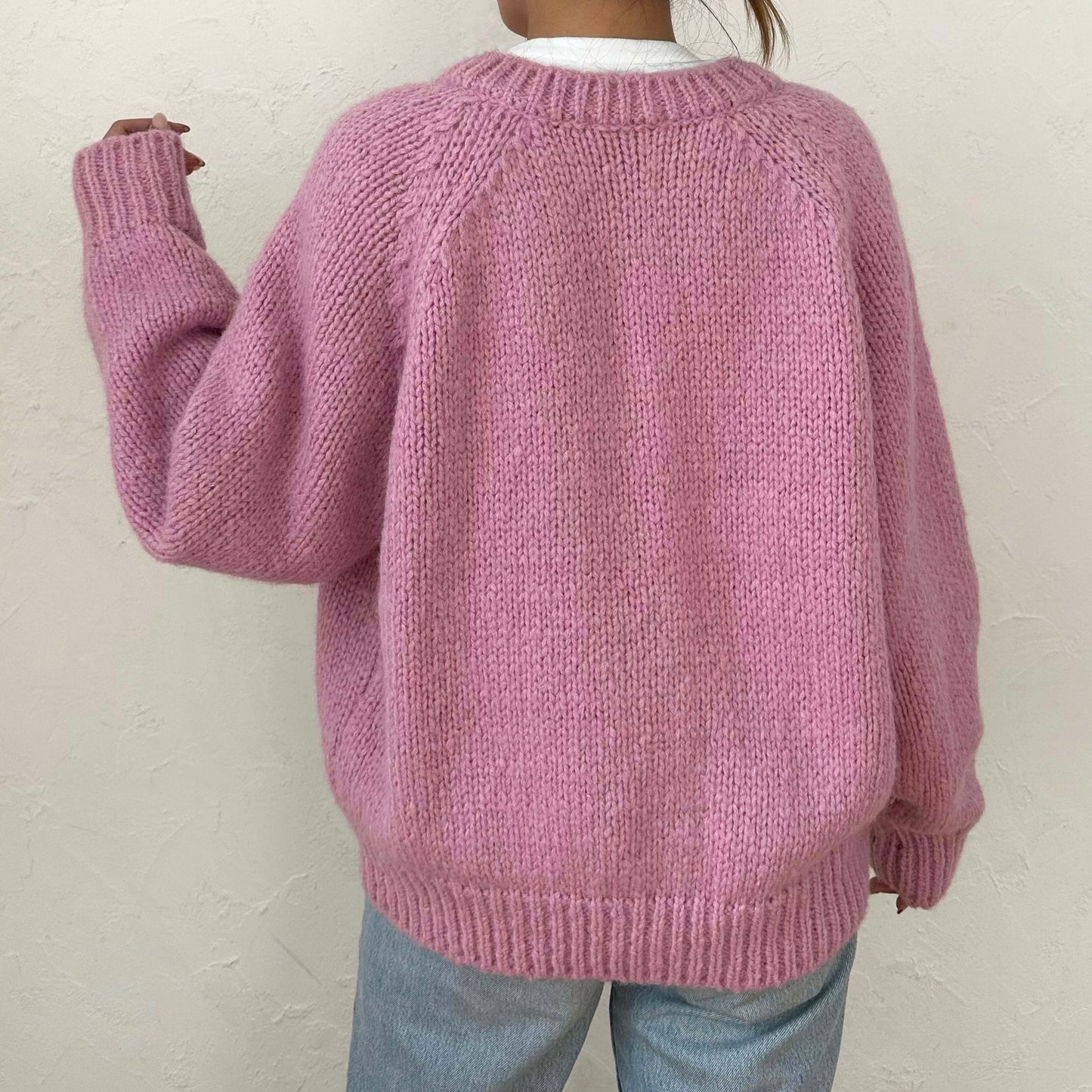 Wool Color Knit Cardigan