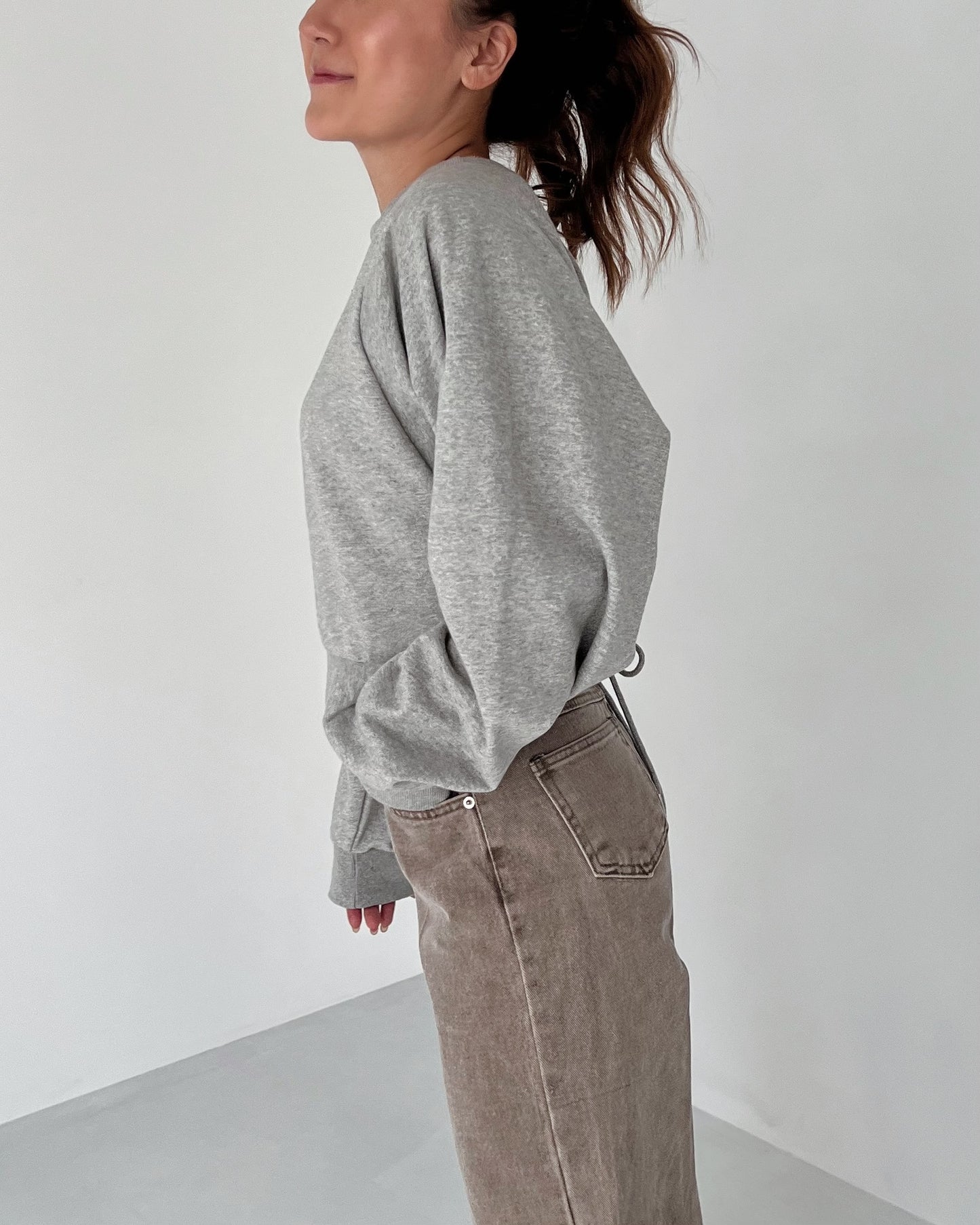 Back Laceup Sweat