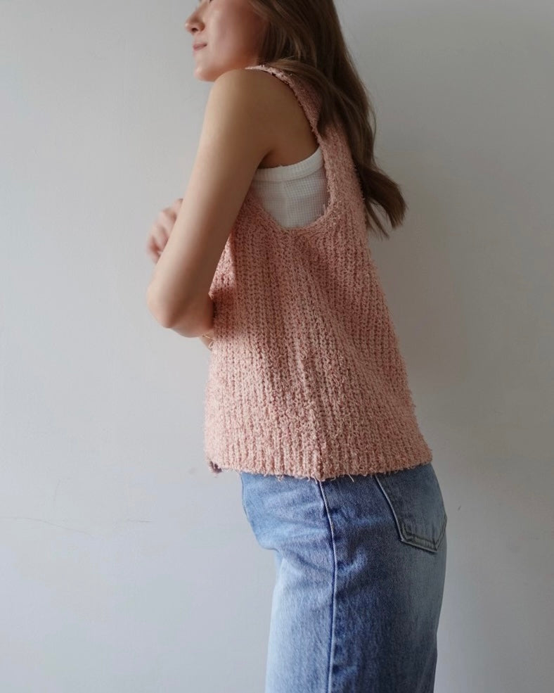 Fringe Knit Vest