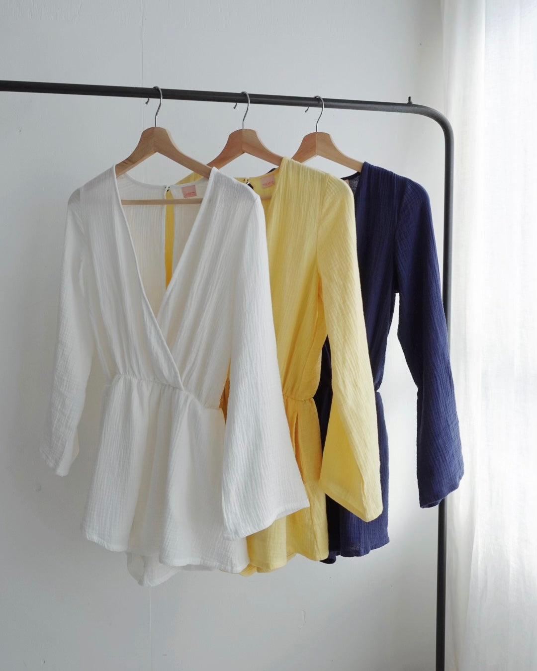 Cotton Gauze Rompers