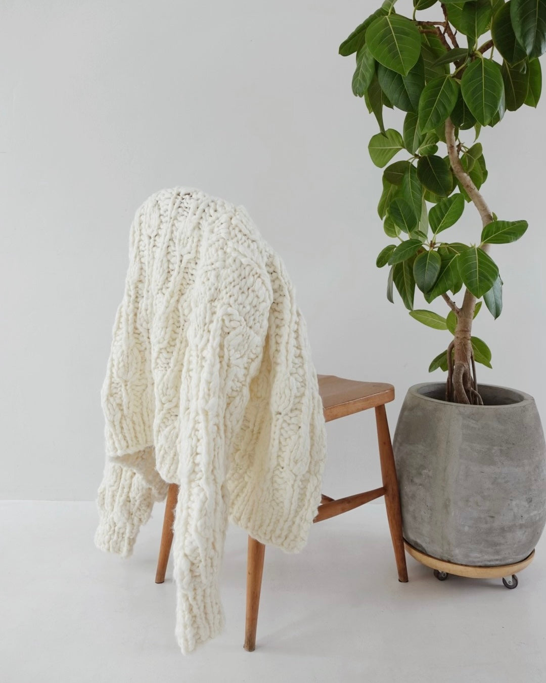 Handmade Zip Knit