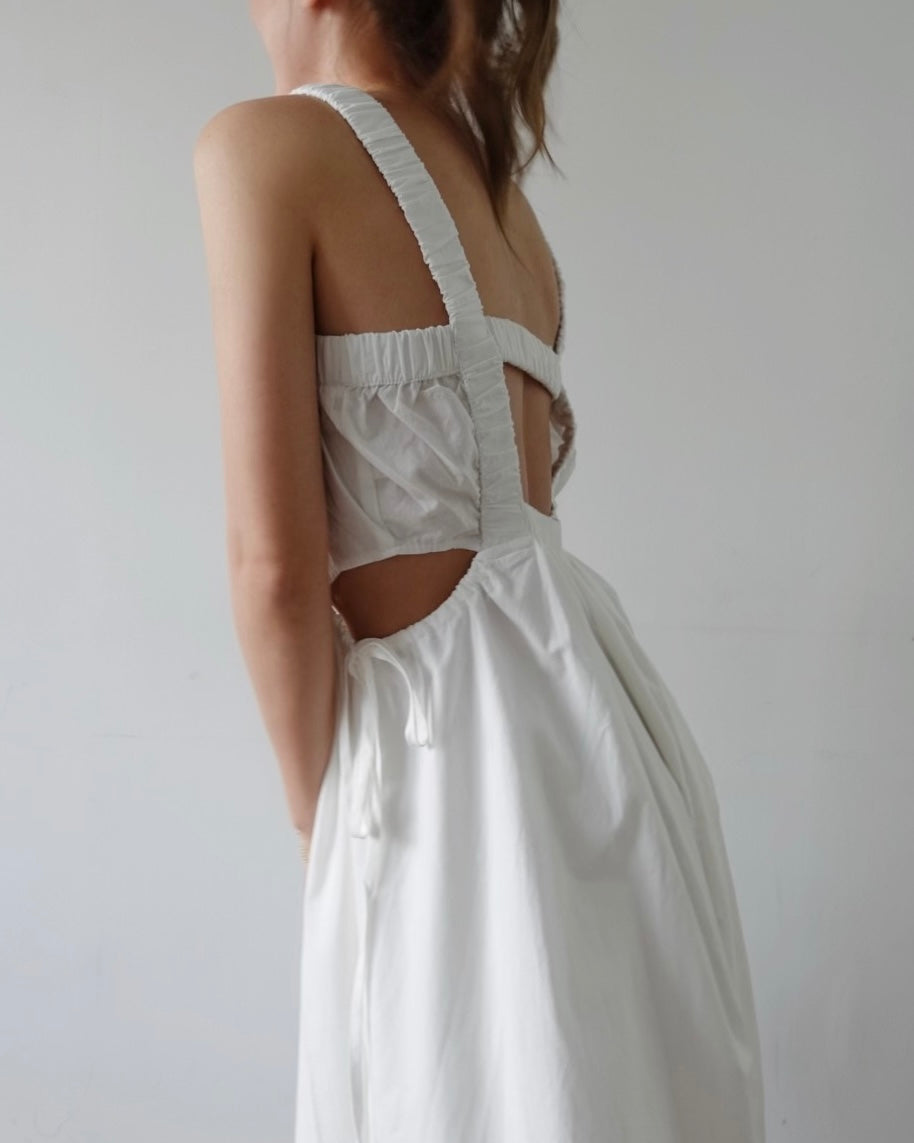 Back Open Long Onepiece