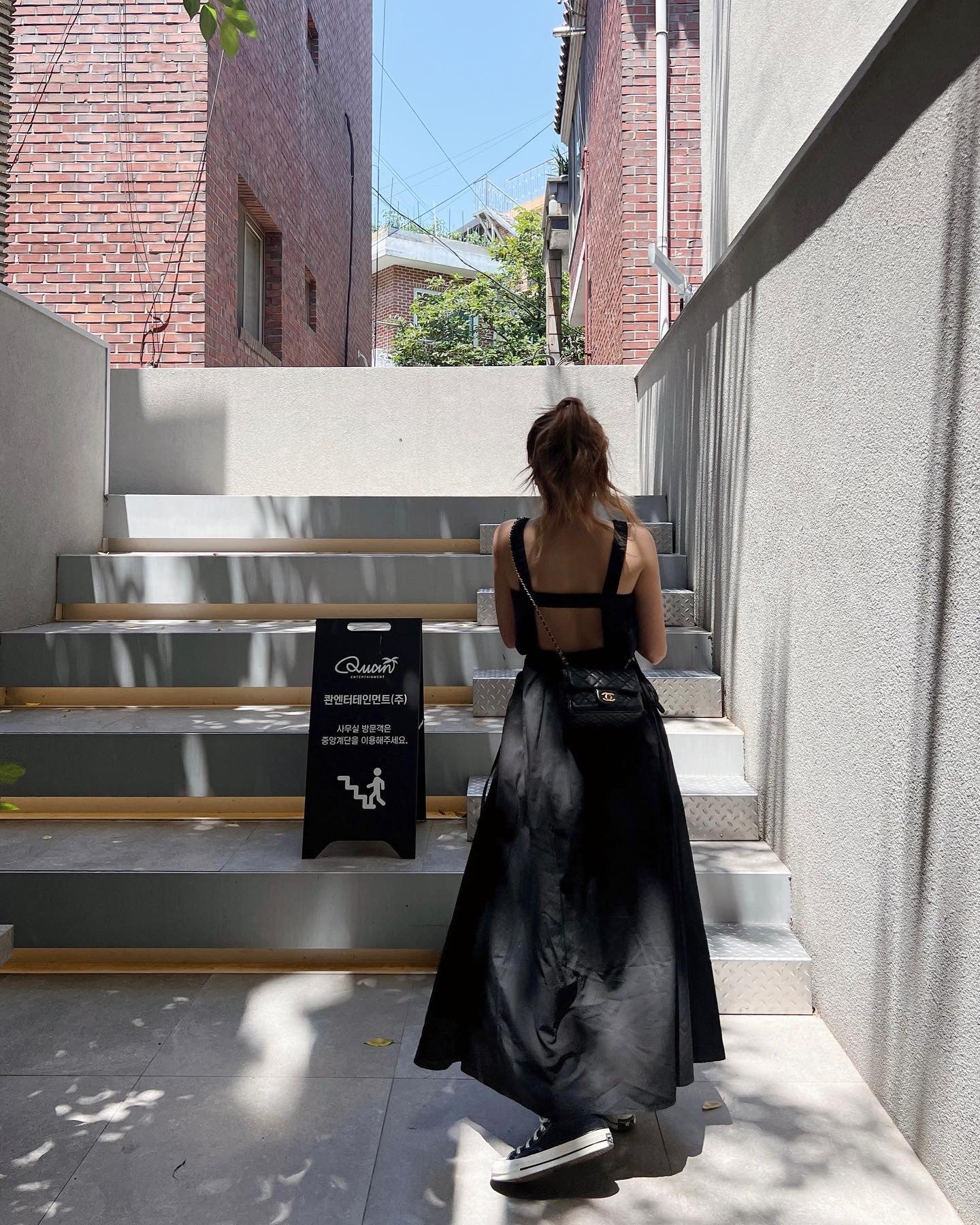 Back Open Long Onepiece