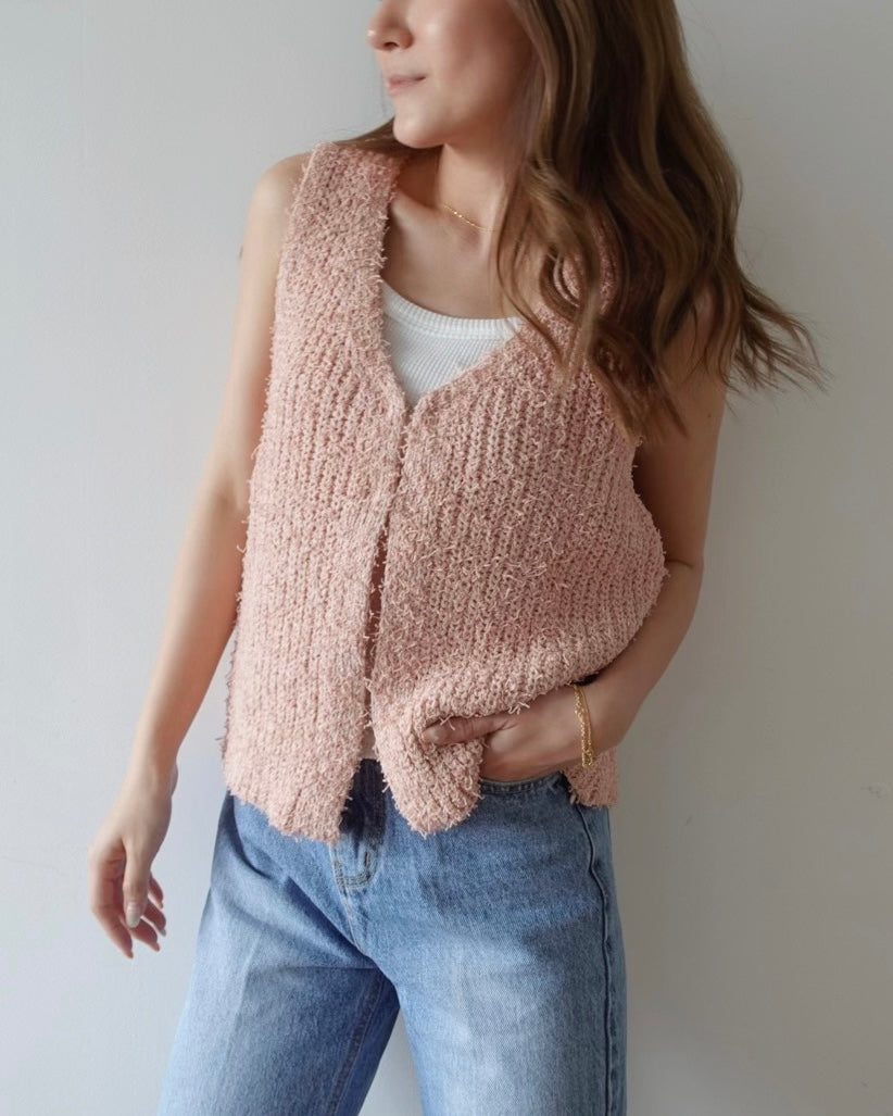 Fringe Knit Vest