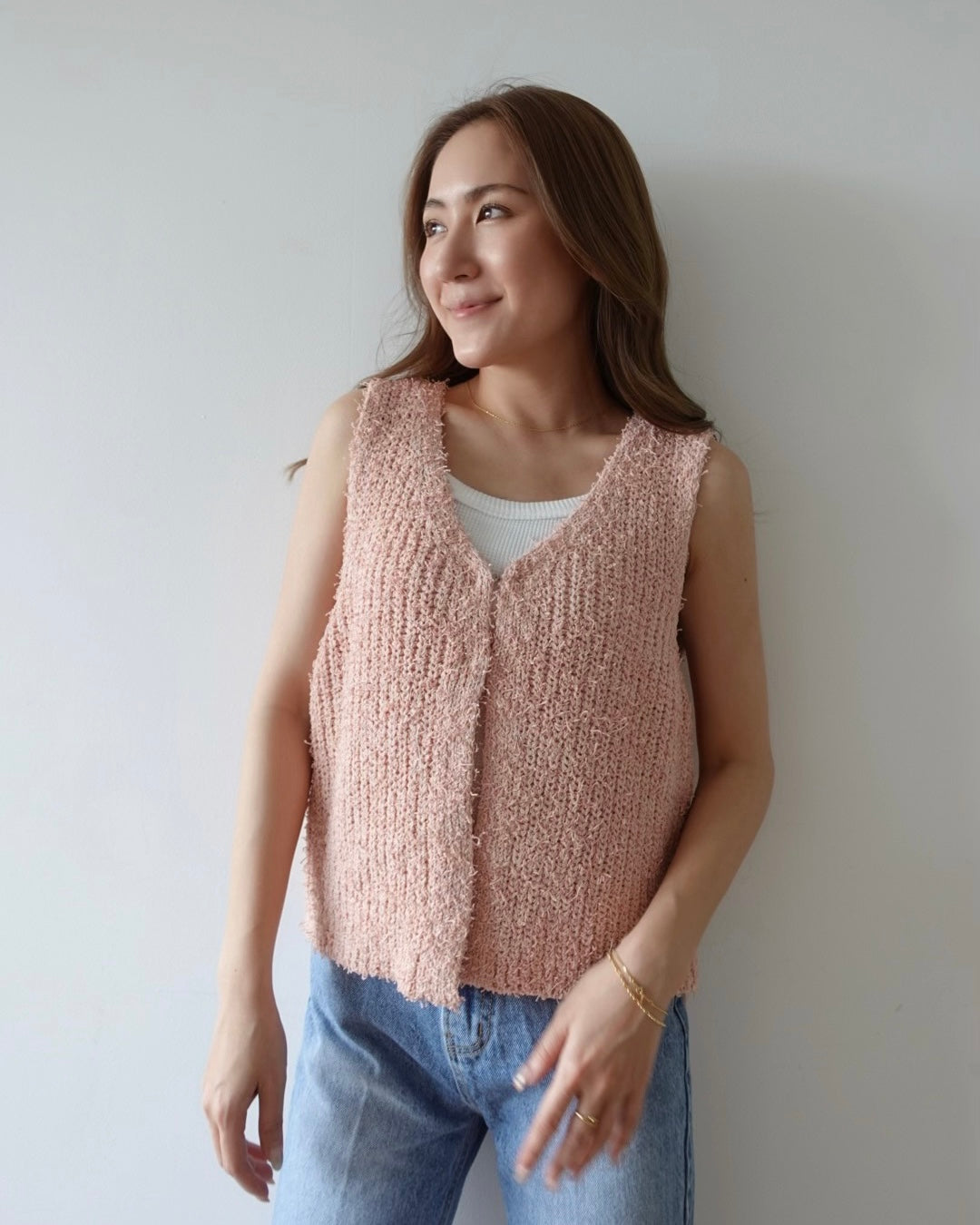 Fringe Knit Vest