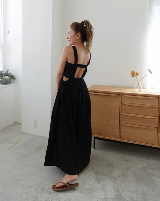 Back Open Long Onepiece