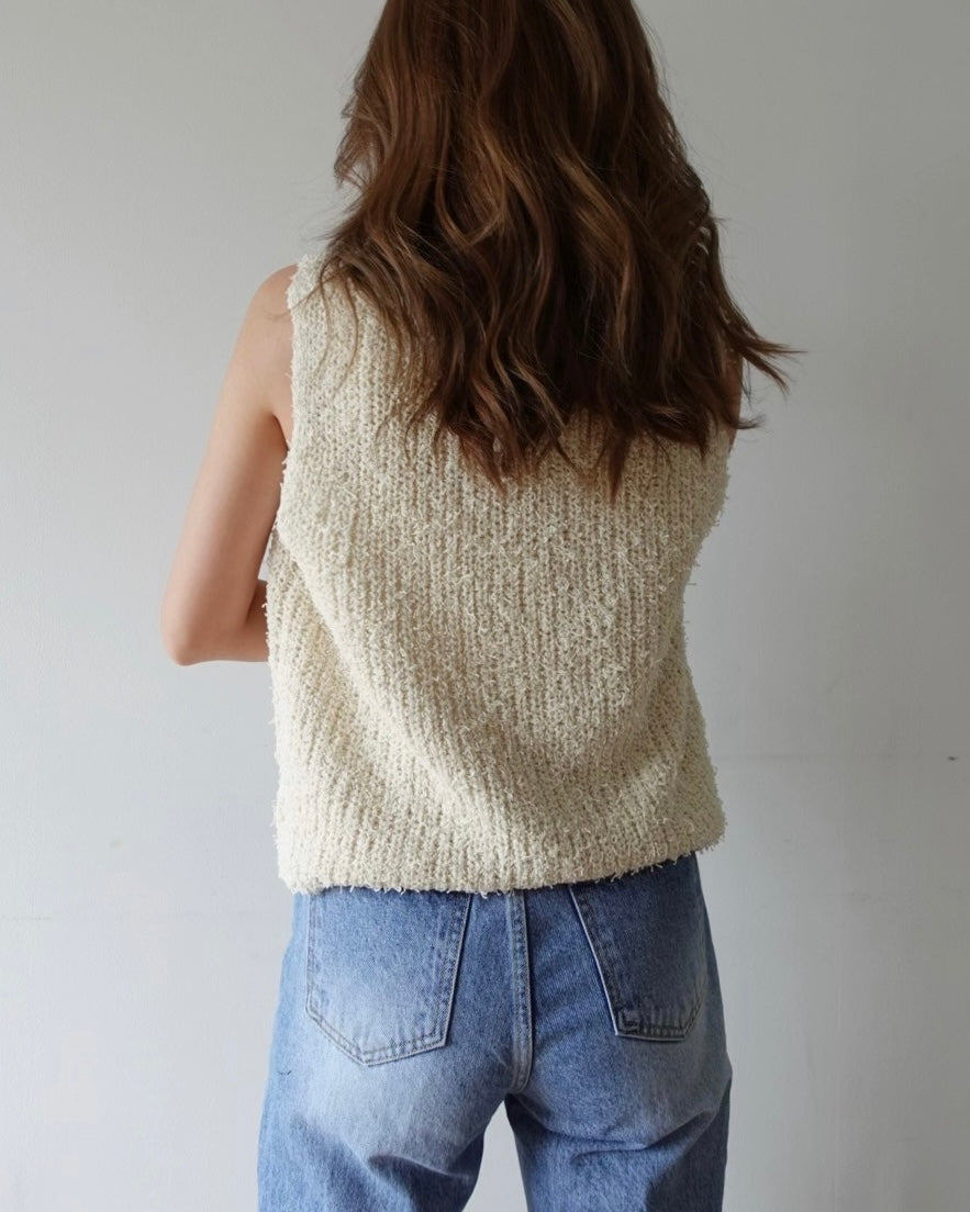Fringe Knit Vest