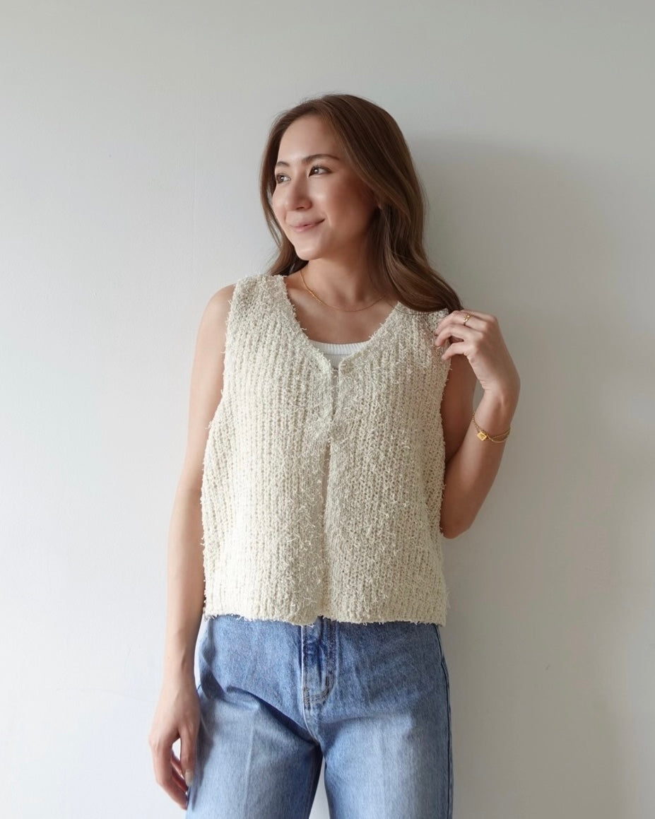 Fringe Knit Vest