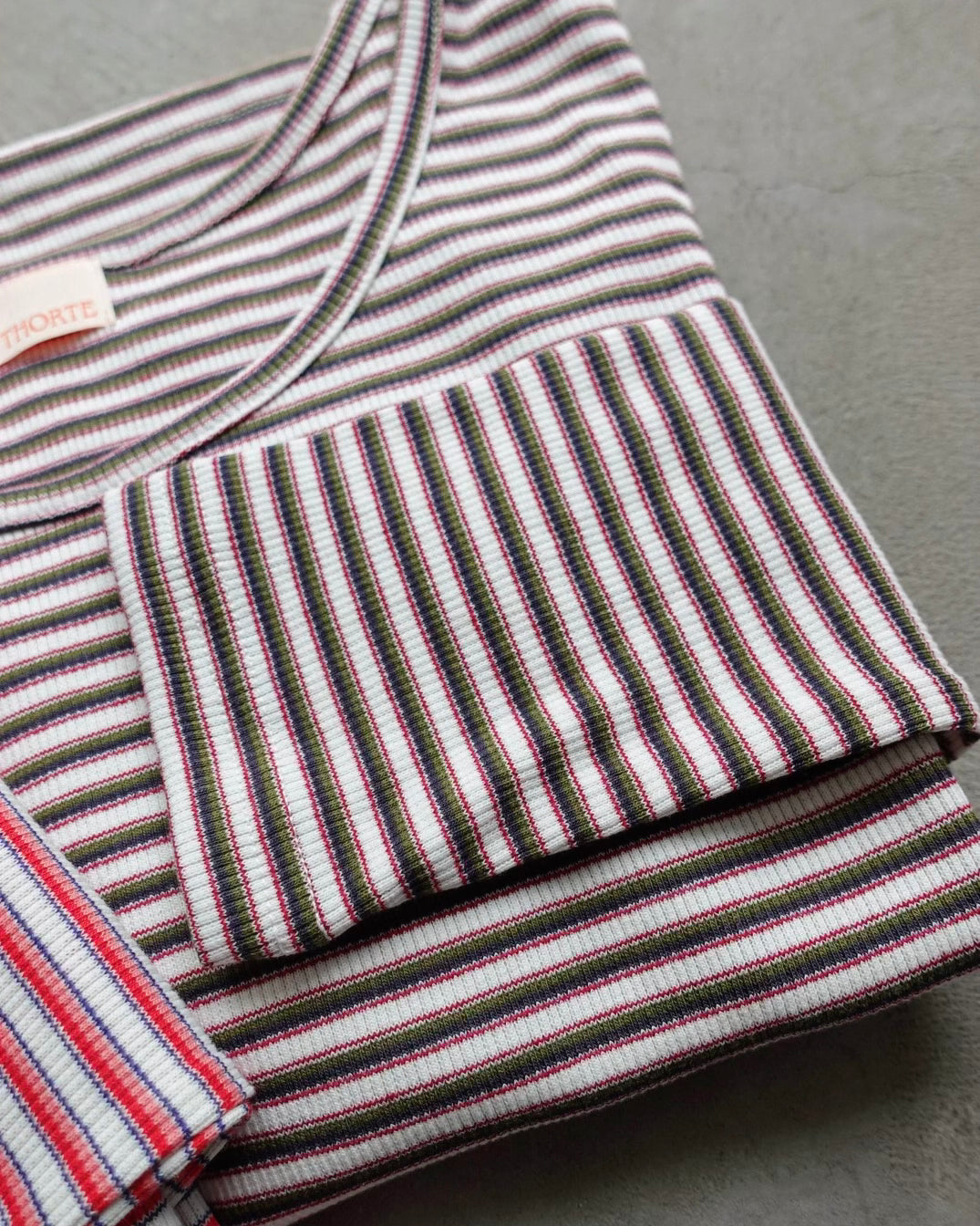 Color Border Longsleeve Tee