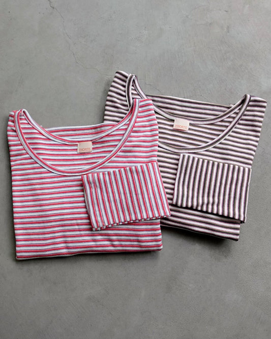 Color Border Longsleeve Tee