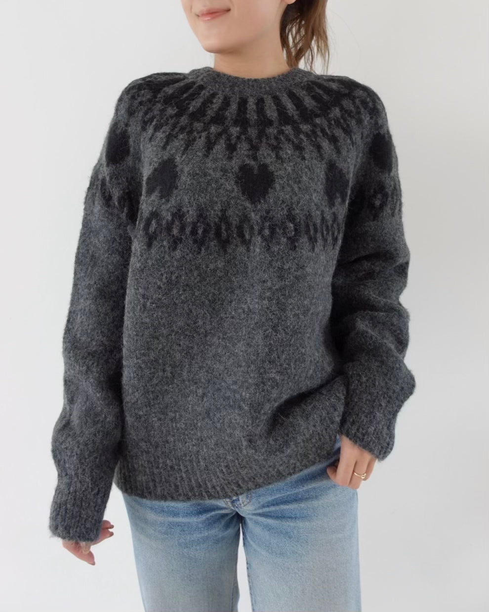 Heart Nordic Knit