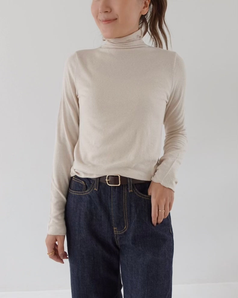 Soft Turtleneck Tops