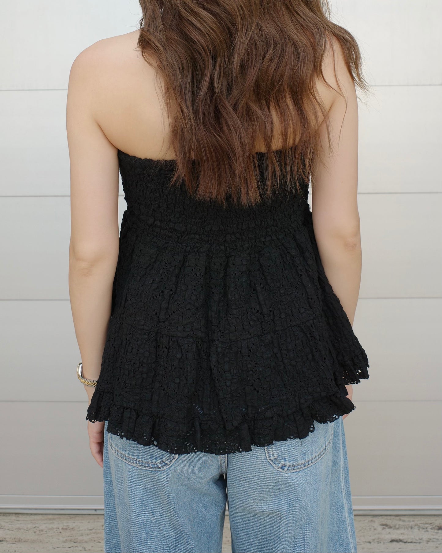 2way Cotton Lace Tops