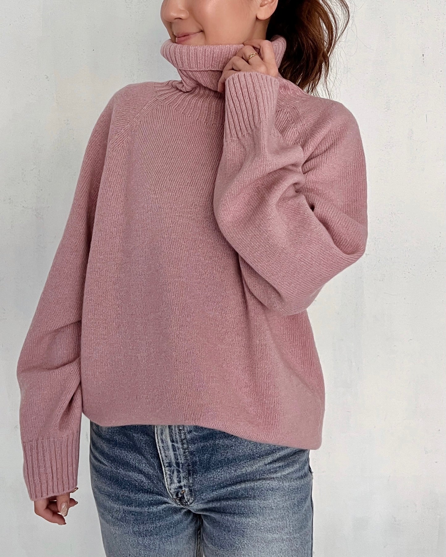 Daily High Neck Knit