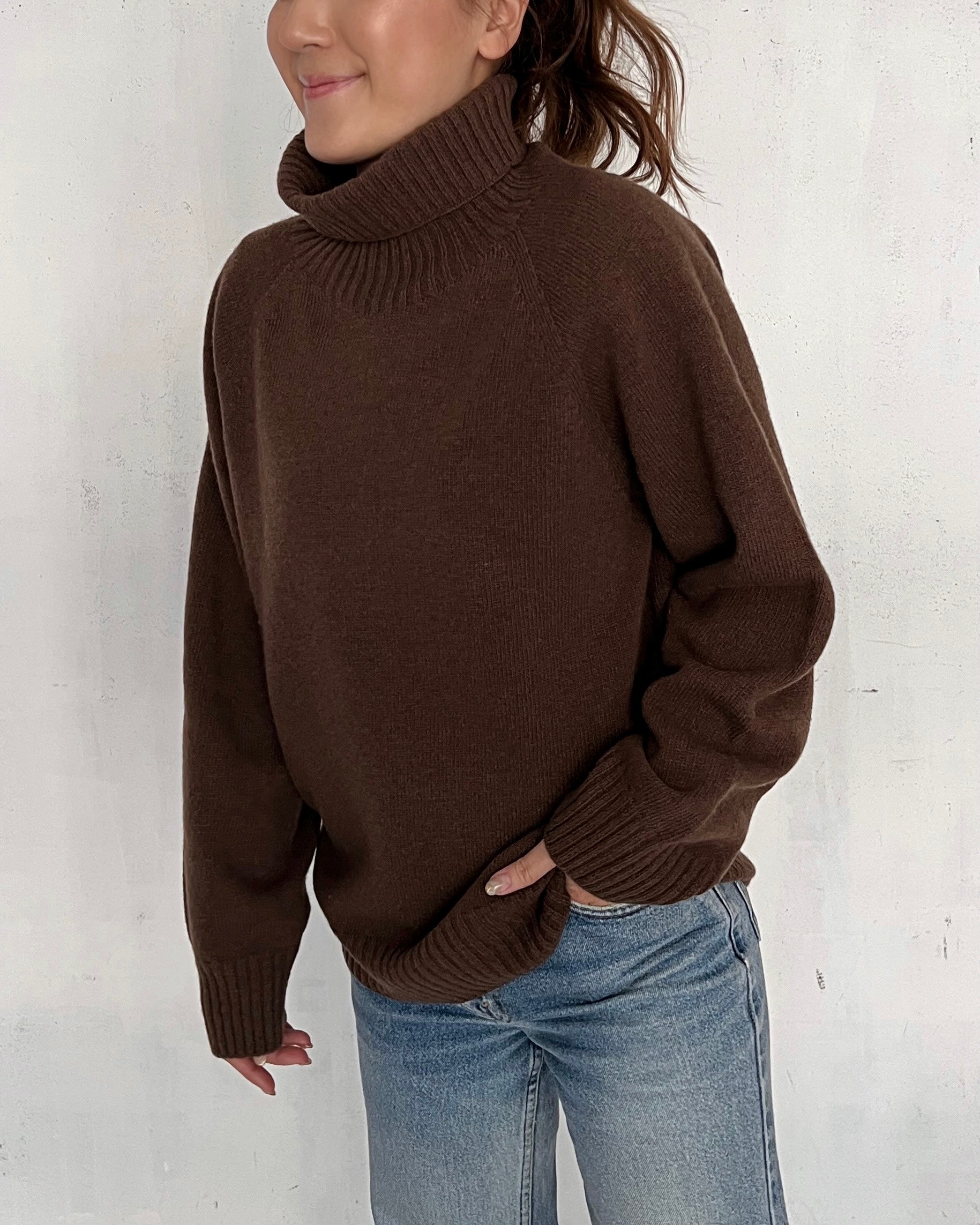Daily High Neck Knit