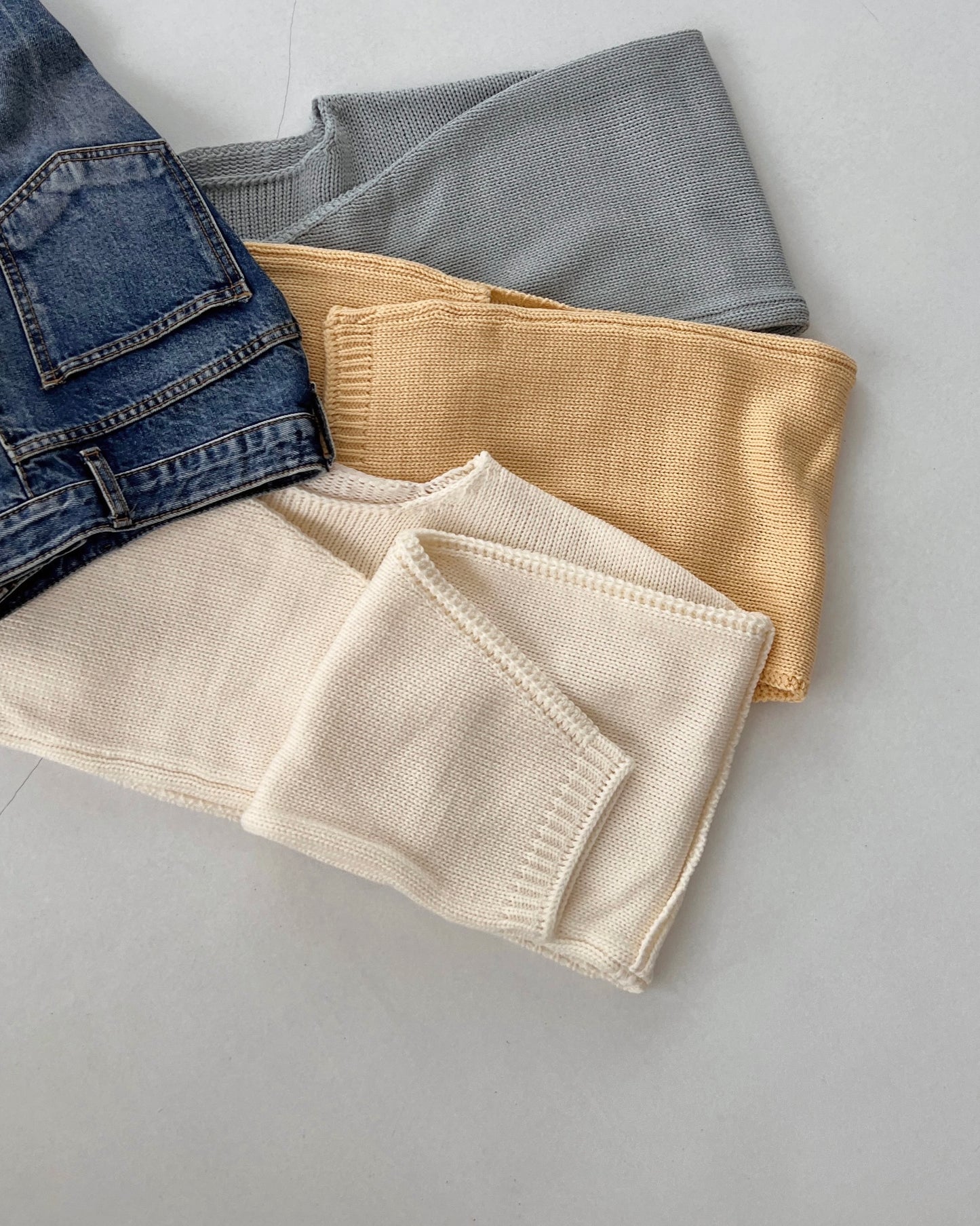 Long Sleeve Short Knit