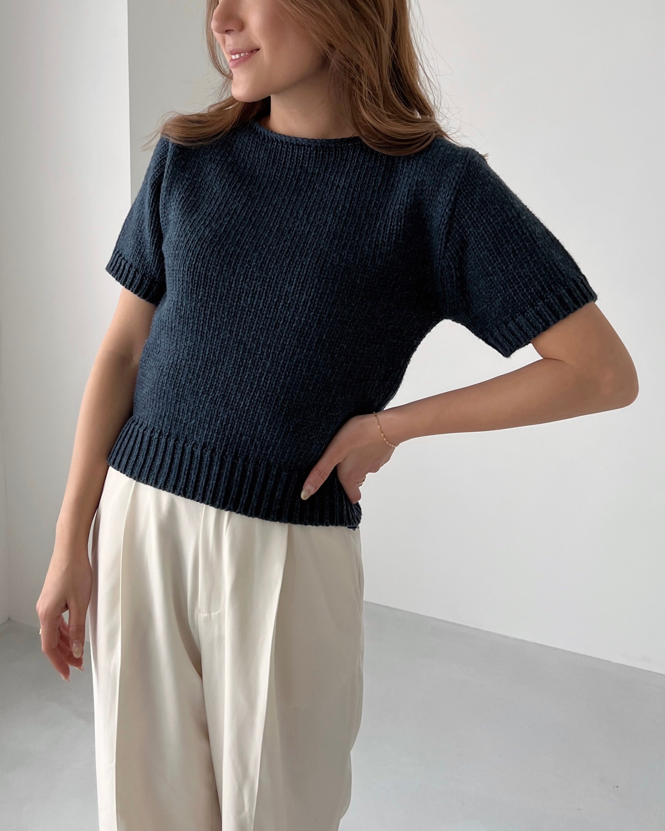 Half Sleeve Knit